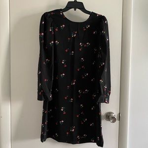 Floral Black Dress